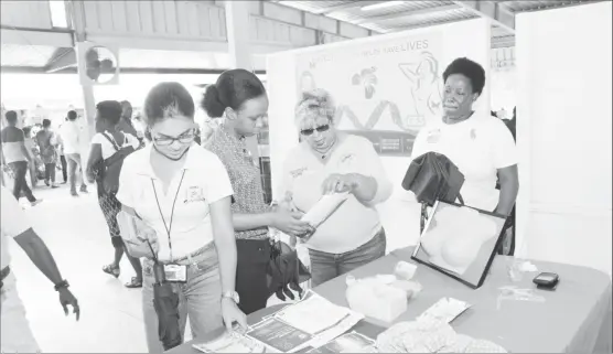  ?? (Banks DIH photo) ?? The health fair in full swing