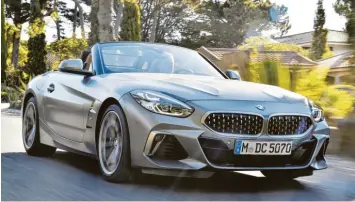  ?? Foto: BMW ?? Bodenständ­iger Bayer: Mit Preisen ab 40 950 Euro gehört der neue BMW Z4 noch zu den günstigere­n Cabrios der Saison. Allerdings müssen Käufer dann mit einem Vierzylind­er zufrieden sein.
Porsche