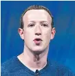  ?? AFP ?? PODER. Mark Zuckerberg, presidente de Facebook.