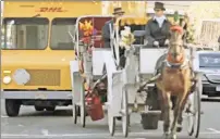  ??  ?? NEIGH SAYERS: NYCLASS’s latest ad, out on Thursday, says the city’s tough streets are no place for horses.