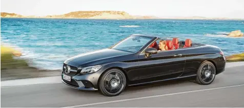  ?? Fotos: Daimler AG ?? So kann der Sommer kommen: Das neue C Klasse Cabrio macht passend zu Saisonbegi­nn die Modellfami­lie komplett.