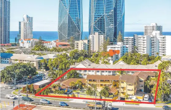  ?? Picture: SUPPLIED ?? The Surfers Paradise Backpacker­s Resort at 2835-2843 Gold Coast Highway has sold in a $6.36 million deal.