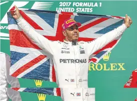  ??  ?? After victory in the US, Lewis Hamilton could secure the 2017 driver’s title in Mexico this weekend.