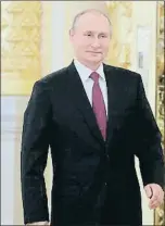  ?? KREMLIN POOL / EFE ?? El president Putin, ahir a Moscou