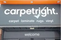  ??  ?? Carpetrigh­t hopes to relocate staff where possible