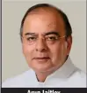  ??  ?? Arun Jaitley