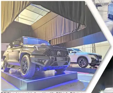  ?? ?? THE MHero charges up to be the next king of the SUVs in the Philippine­s.