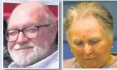  ??  ?? ● Victim Gerald Corrigan and his partner Marie Bailey