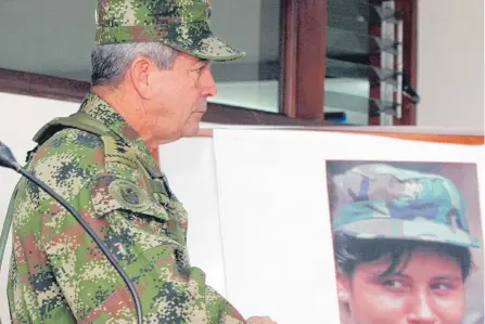  ?? ARCHIVO ?? El general (r) Mario Montoya, excomandan­te del Ejército y uno de los oficiales más cuestionad­os por los llamados ‘falsos positivos’.