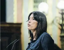  ?? Carlis Luján / EP ?? La diputada de Junts Pilar Calvo