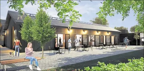  ??  ?? How the new farmers’ market, to be built near the proposed £5m pie factory on the city’s outskirts, is set to look