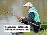  ??  ?? Sean Ashby – he topped a brilliant result on the Soar.