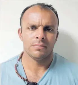  ?? ARCHIVO ?? Juan Palacios Rivera se había escapado de la cárcel el 29 de junio, pero fue detenido a los dos días cerca de la frontera con Panamá.