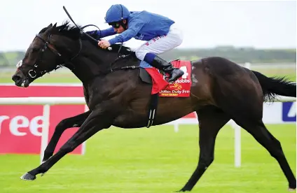  ??  ?? BLUE DAY. Jack Hobbs, Irish Derby winner in 2015, has the credential­s to give trainer John Gosden a Royal Ascot winner when he runs in the Group 1 Prince Of Wales’s Stakes today at 5.20pm.