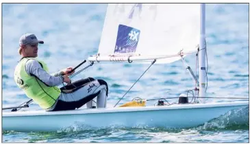  ?? (Photos Jesus Renedo - Sailing Energy) ?? Le lasériste tricolore a survolé l’épreuve de Miami en laissant son dauphin à  pts... Une performanc­e rare à ce niveau.