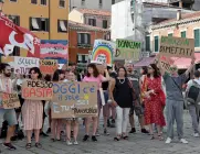  ?? (Vision) ?? La protesta La manifestaz­ione di ieri a Venezia