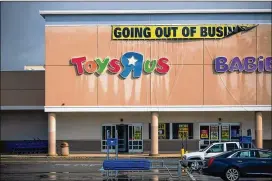  ?? EMMA HOWELLS / THE NEW YORK TIMES ?? Toys R Us’ 33,000 workers have been seeking the same treatment as creditors, who customaril­y are given high priority under the U.S. bankruptcy code.