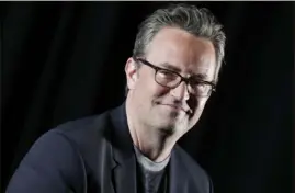  ?? Brian Ach/Invision/AP ?? Matthew Perry’s autopsy report indicates the actor was receiving regular ketamine infusions to treat mental health ailments.