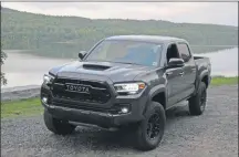  ?? MARC GRASSO — MEDIANEWS GROUP ?? The Toyota Tacoma has been around for awhile and there’s a reason, it hits everything you’re looking for in a small pickup truck, comfort, towing capacity, appearance and dependabil­ity, plus got to love those Kevlar tires for off-road sturdiness.