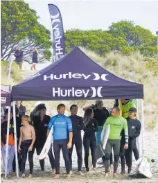  ?? Photo / Cory Scott ?? The Hurley New Zealand Boardrider Club Championsh­ips takes place at Whangamata¯ on the May 7-8.