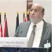  ??  ?? Yahya bin Said al Jabri, Chairman of the Board of Directors of the Special Economic Zone Authority in Duqm (SEZAD) in Berlin on Tuesday.