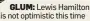  ?? GLUM: Lewis Hamilton is not optimistic this time ??