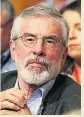  ??  ?? PROBE Gerry Adams