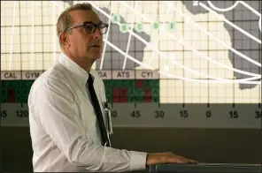  ??  ?? Kevin Costner plays Space Task Group leader Al Harrison, a fi ctional composite of National Advisory Committee for Aeronautic­s and NASA directors, in Theodore Melfi ’ s Hidden Figures.