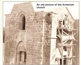  ??  ?? An old picture of the Armenian church