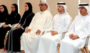  ?? Wam ?? Lt-Gen Dhahi Khalfan Tamim and other officials during the launch of Jousoor initiative. —