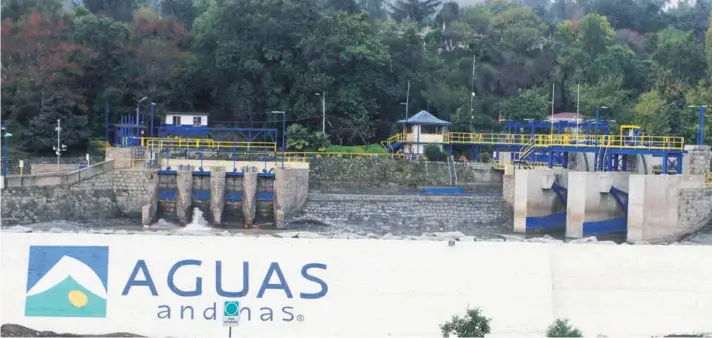  ?? FOTO: AGENCIAUNO ?? ►► Planta de Aguas Andinas.