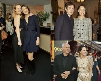 ??  ?? Clockwise Waller-bridge with her sister, Isobel; with ex-husband Conor Woodman in 2016; with her partner, Martin Mcdonagh, at the 2018 Academy Awards