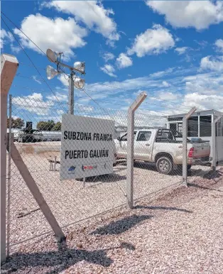  ??  ?? Dependient­e de Bahía-Rosales, la de Puerto Galván es la primera subzona del país.