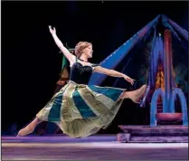  ??  ?? Taylor Firth skates the role of Anna in Disney on Ice Presents Frozen.