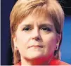  ??  ?? CALL Nicola Sturgeon