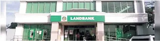 ?? PNA.GOV.PH ?? LAND BANK of the Philippine­s (LANDBANK) will expand its lending program for small firms and cooperativ­es to help them recover from the impact of the pandemic.