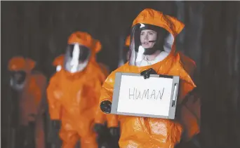  ??  ?? Amy Adams dans Arrival. - Gracieuset­é