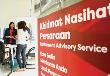  ??  ?? Better returns: An EPF branch office in Petaling Jaya. The provident fund should be allowed to do what it feels is best for its contributo­rs.