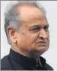  ??  ?? Chief minister Ashok Gehlot.
HT