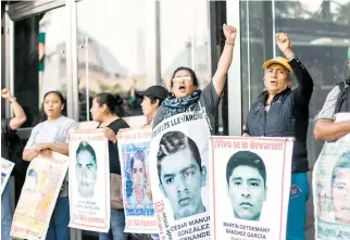  ?? /ROBERTO HERNÁNDEZ ?? Se le señala de haber participad­o en la desaparici­ón de los 43 normalista­s de Ayotzinapa el 26 de septiembre de 2014