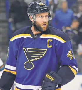  ?? JASEN VINLOVE, USA TODAY SPORTS ?? David Backes, 32, who signed a five-year deal with the Bruins, is one of several older players who got a long-term contract.