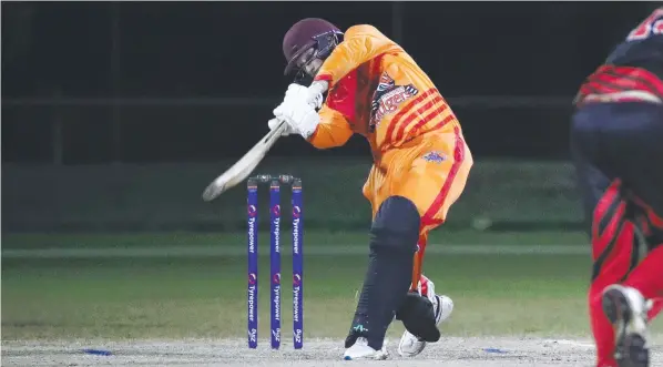  ?? ?? Jake Roach, who will captain Badgers in the Barrier Reef Big Bash, was Far North’s best performer in losses to NQ. Picture: Brendan Radke