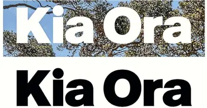  ??  ?? Air New Zealand wants to trademark its Kia Ora logo.