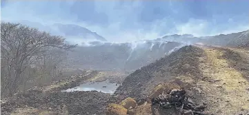  ?? ?? Habitantes de zonas cercanas al botadero dicen estar padeciendo de afecciones respirator­ias