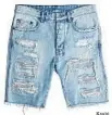  ?? Ksubi ?? WELL WORN Artfully grungy distressed detailing befits the vibe of the pale-wash denim Dirty Harry Axel men’s shorts from Australian brand Ksubi. $185. Available at Ksubi, 132 S. La Brea Ave., L.A. and global.ksubi.com.