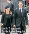  ?? ?? Justin Trudeau mit Gattin Sophie Grégoire