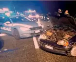  ??  ?? Un’immagine della scena dell’incidente a Torino