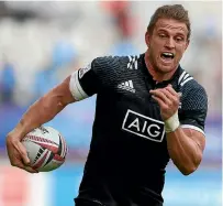  ??  ?? Scott Curry played his 200th match for the New Zealand Sevens team in the opening match in Dubai yesterday. GETTY IMAGES