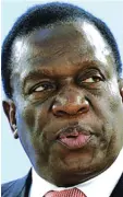  ?? ?? Vice-President Mnangagwa