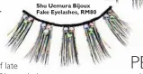  ??  ?? Shu Uemura Bijoux Fake Eyelashes, RM80